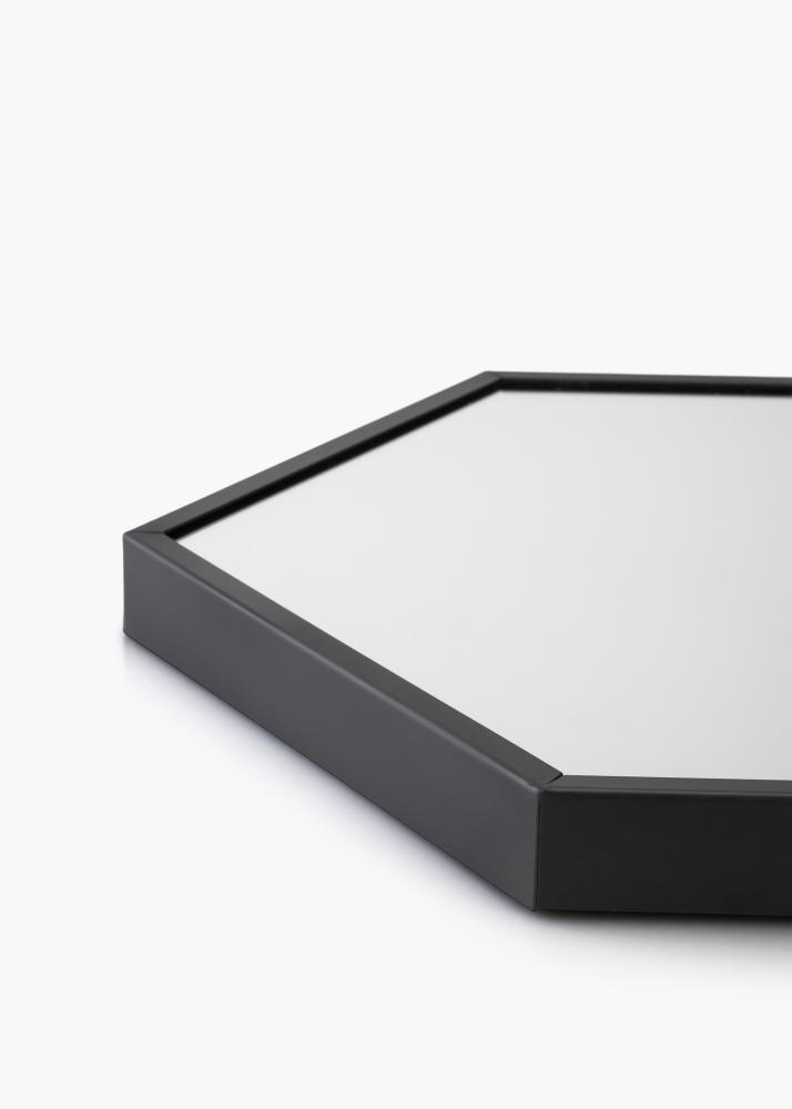 KAILA Speil Hex Chain - Svart 39x45 cm