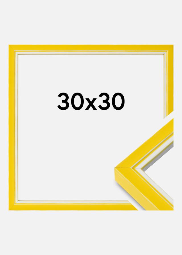 Ramme Diana Akrylglass Gul 30x30 cm
