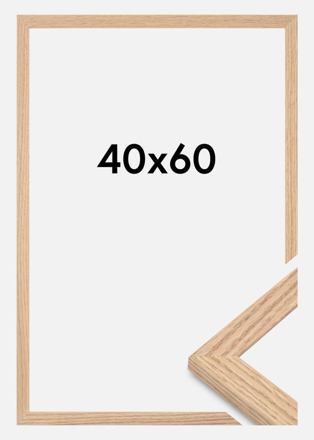 Ramme Tidlös Akrylglass Massiv Eik 40x60 cm
