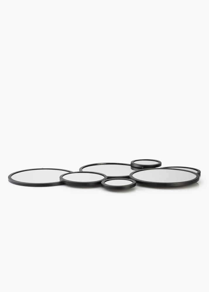 KAILA Speil Bubbles - Svart 72x43 cm