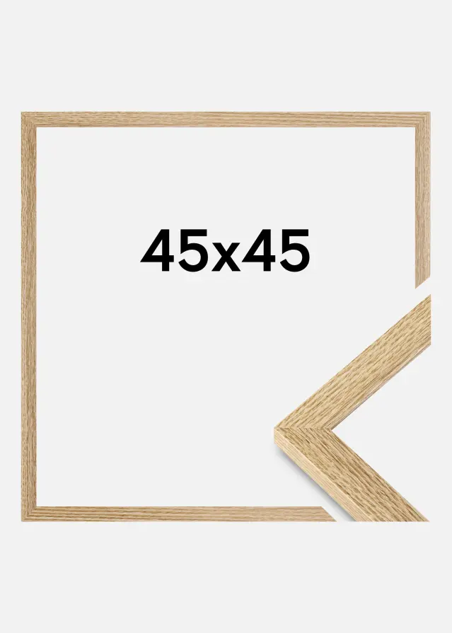 Ramme Selection Akrylglass Eik 45x45 cm