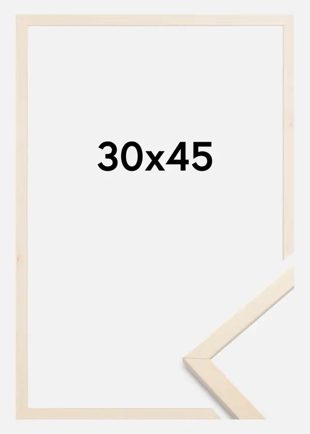 Ramme Edsbyn Akrylglass Lønn 30x45 cm