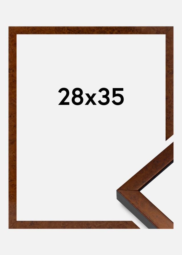 Ramme Ares Akrylglass Burr Walnut 28x35 cm