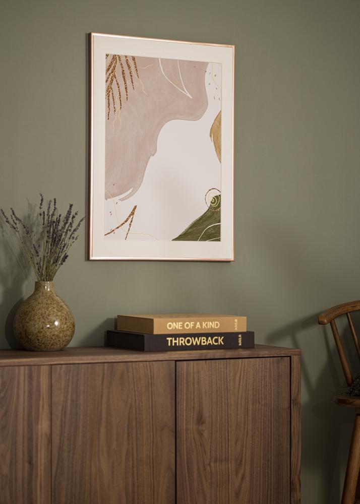 Ramme Poster Aluminum Akrylglass Roségull 70x100 cm