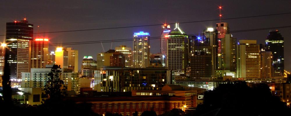 Brisbane Skyline 40x100 cm