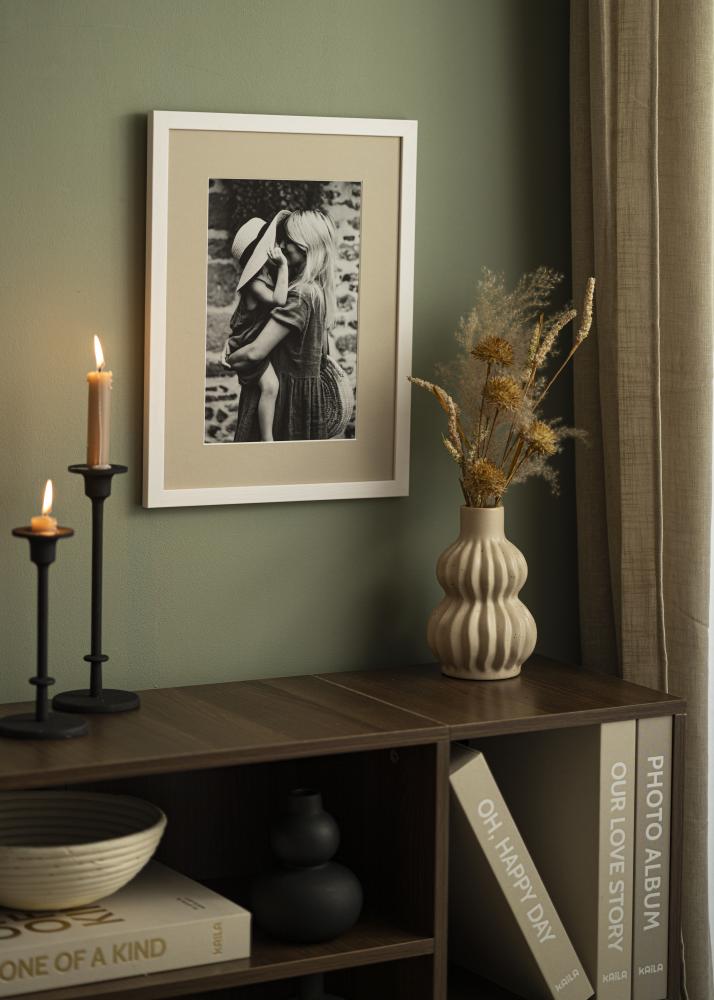 Passepartout Perlegrå 13x18 cm (8x11,5)