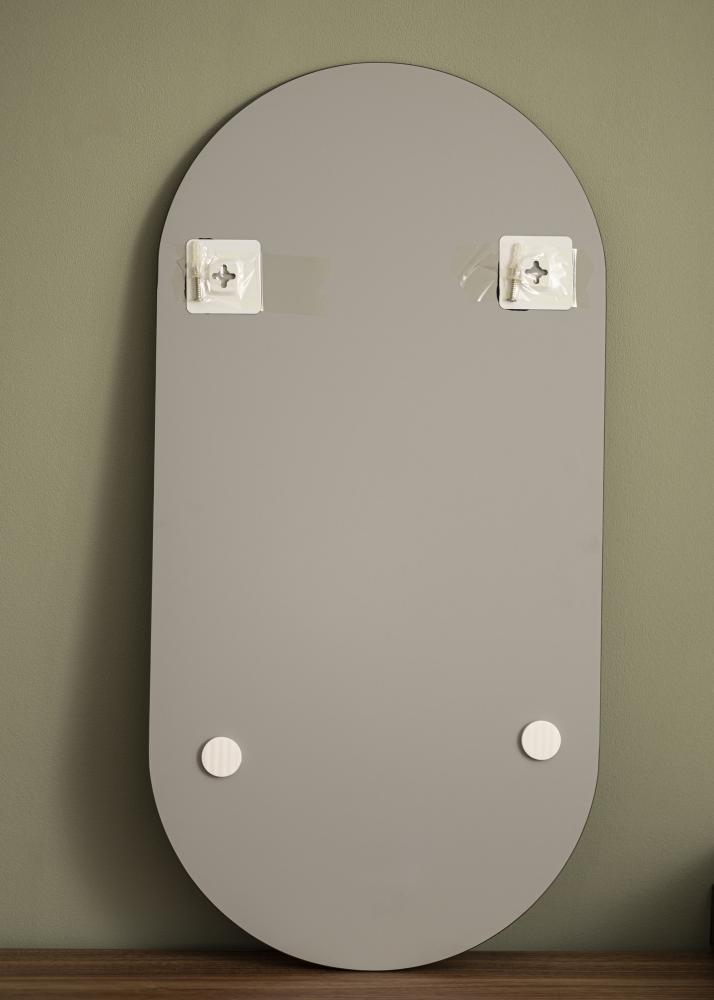 KAILA Speil Oval Dark Bronze 35x70 cm