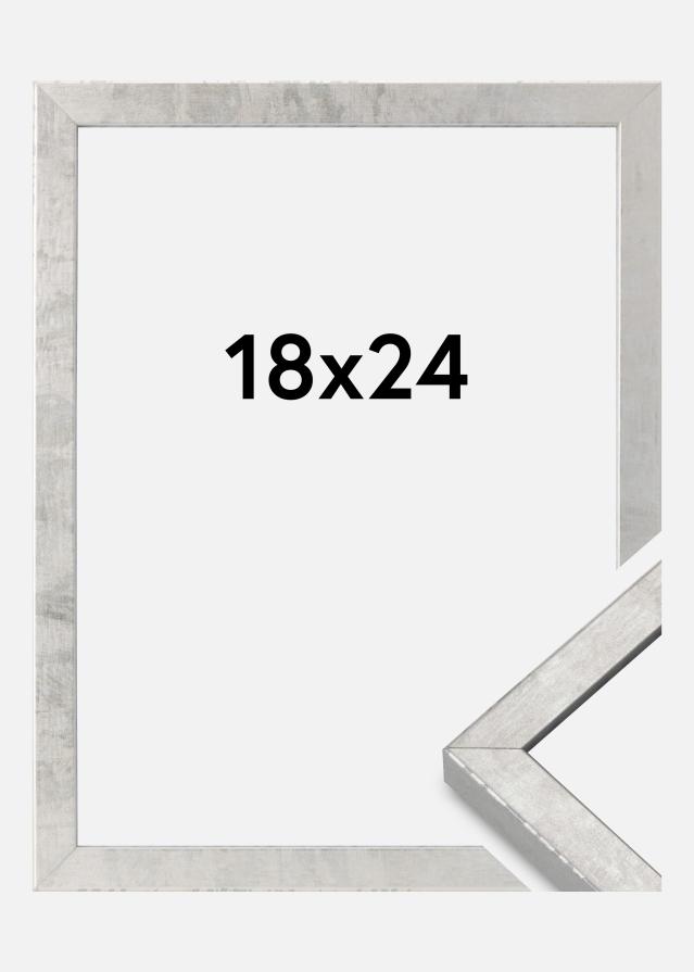 Ramme Ares Akrylglass Sølv 18x24 cm