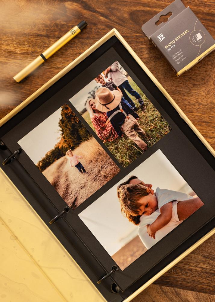 KAILA HI LITTLE ONE Yellow - Coffee Table Photo Album (60 Svarte Sider)