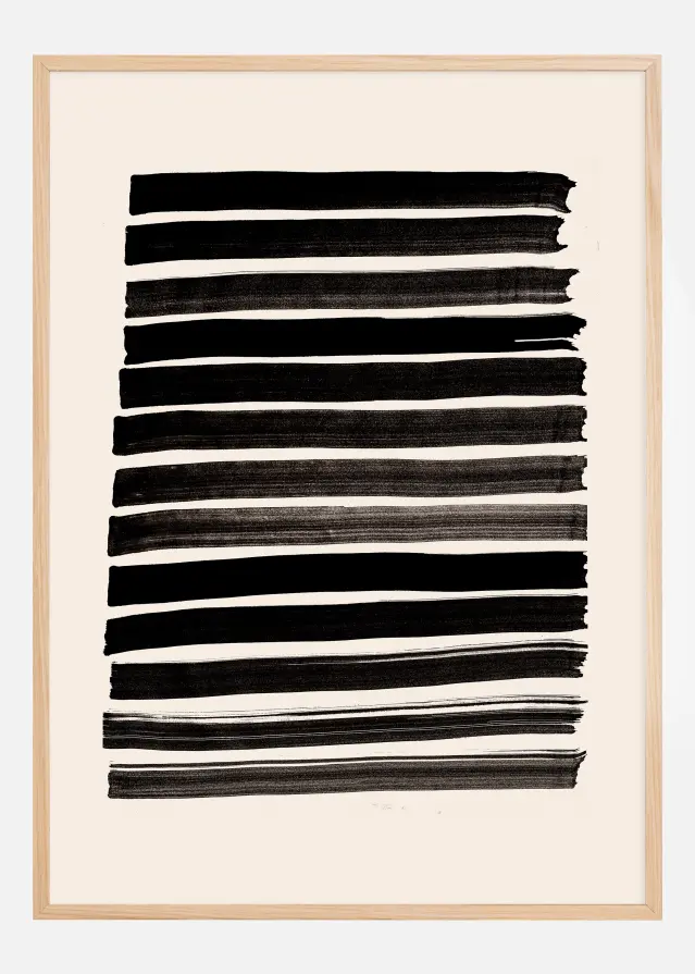 Stripes Beige Plakat