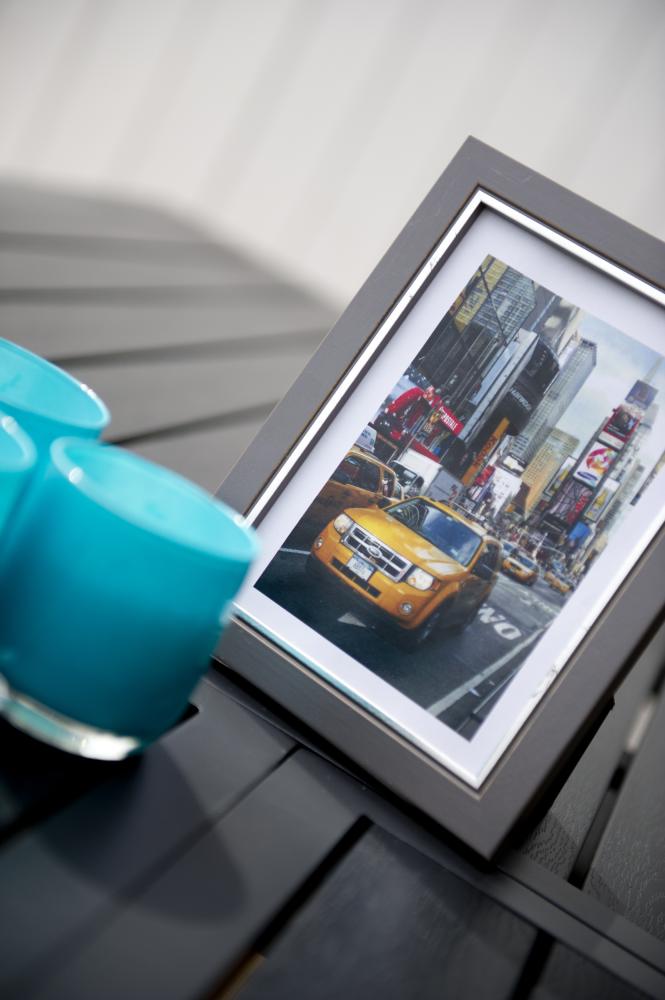 Ramme Twist Grå 10x15 cm