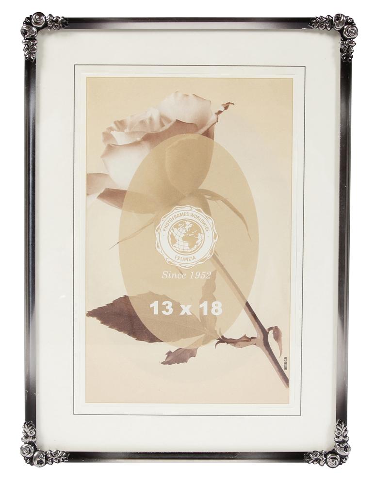 Ramme Rosen Metall Sølv 20x25 cm