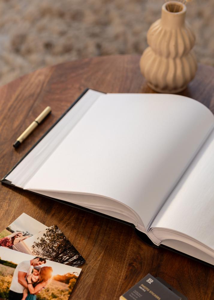 Classico Album Svart - 32x34 cm (100 Hvite sider / 50 ark)