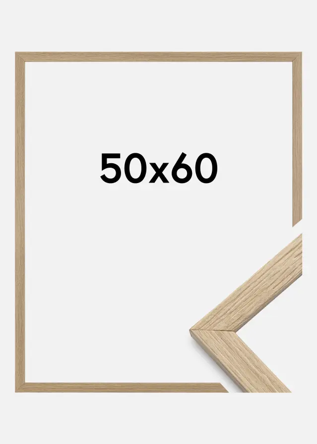 Ramme Stilren Akrylglass Eik 50x60 cm