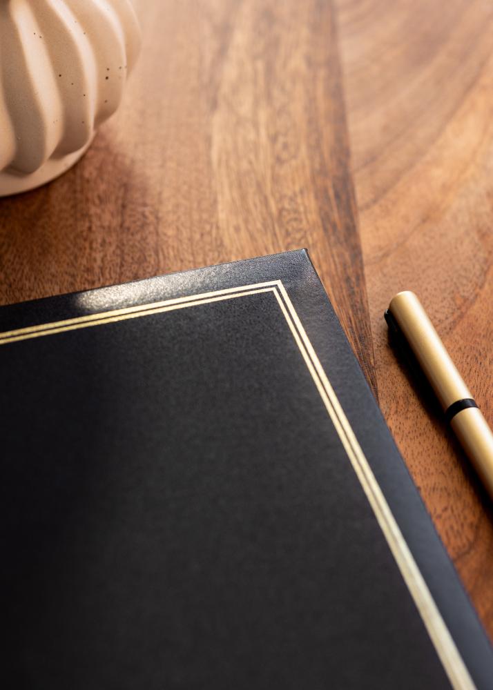 Classico Album Svart - 32x34 cm (100 Hvite sider / 50 ark)