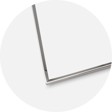 Ramme Slät Metall Sølv 10x15 cm