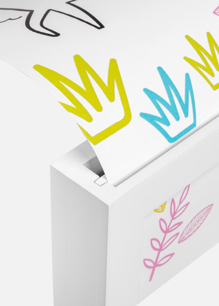 Ramme til Barnekunst Explorer Akrylglass Hvit A4