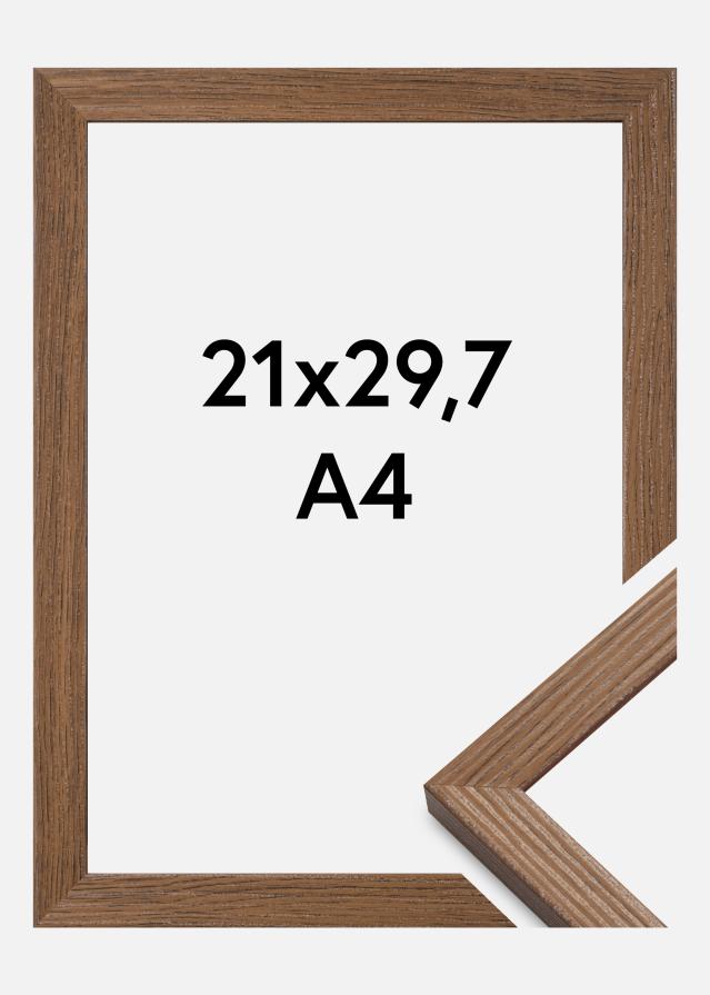 Ramme Fiorito Akrylglass Mørk Eik 21x29,7 cm (A4)
