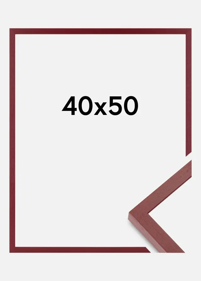 Colorful Akrylglass Rød 40x50 cm