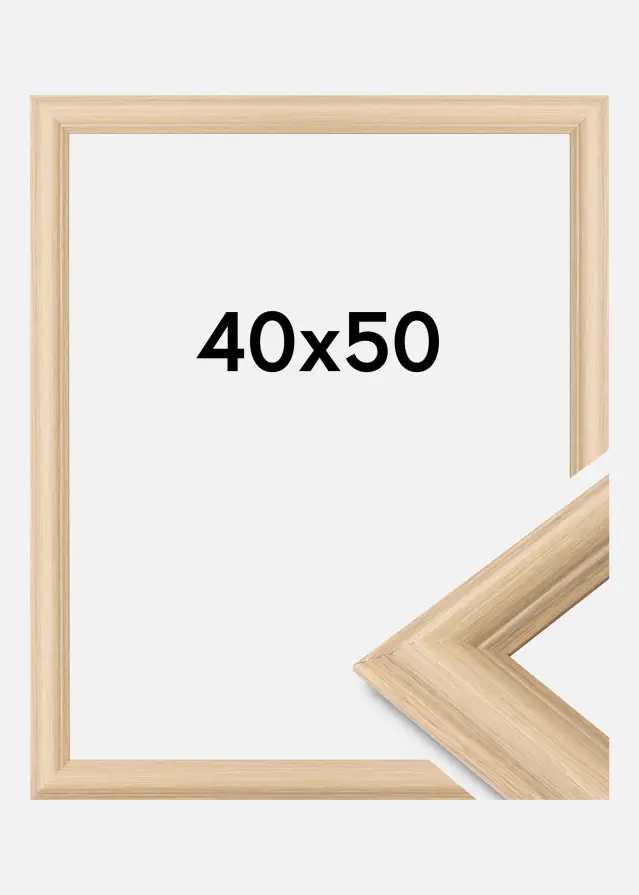 Ramme Västkusten Akrylglass Ek 40x50 cm