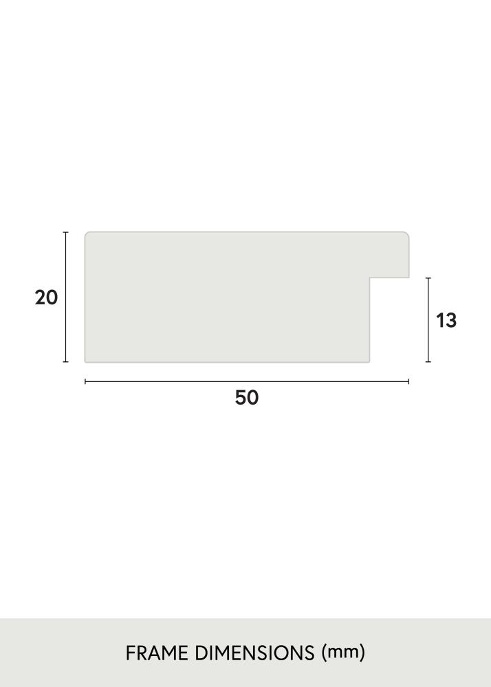 Ramme Pembrokeshire Akrylglass Eik 21x29,7 cm (A4)