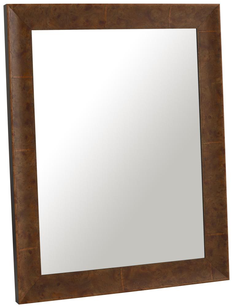 Speil Ribe Lysebrun rotfanér - Egne mål