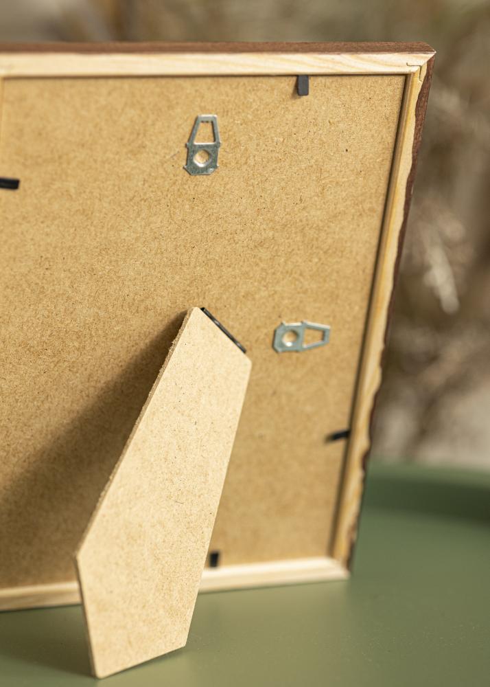 Ramme Galant Valnøtt 20x30 cm - Passepartout Svart 10x20 cm