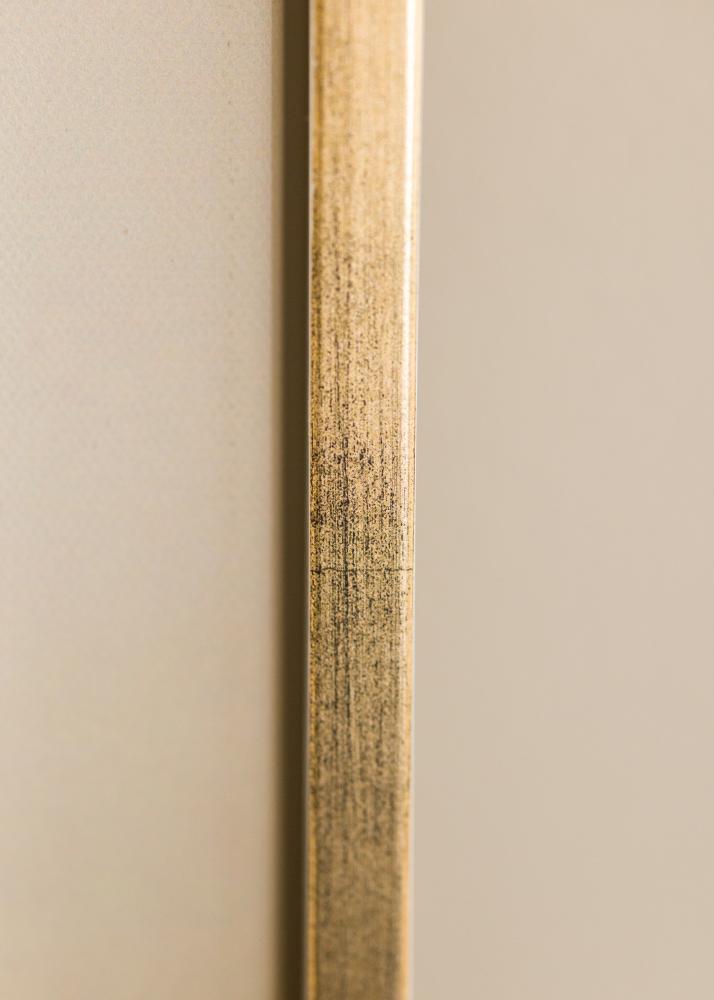 Ramme Ra Skyggeramme Hvit/Gull - Valgfri Størrelse