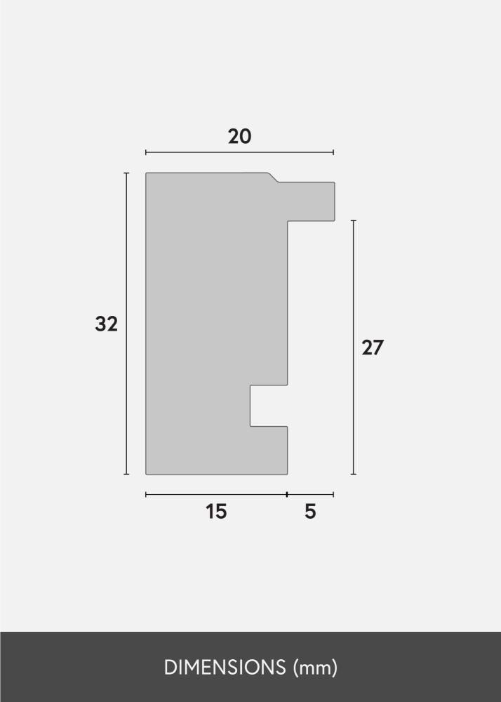 Ramme Diana Akrylglass Lilla 28x35 cm