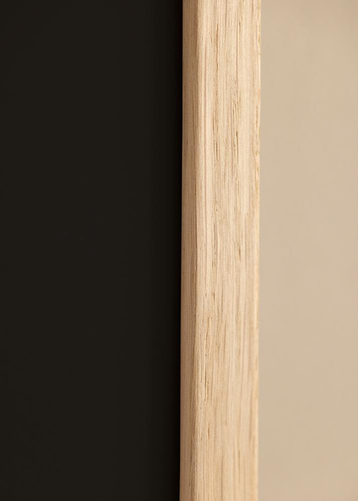 Ramme Edsbyn Eik 40x60 cm - Passepartout Svart 30x50 cm