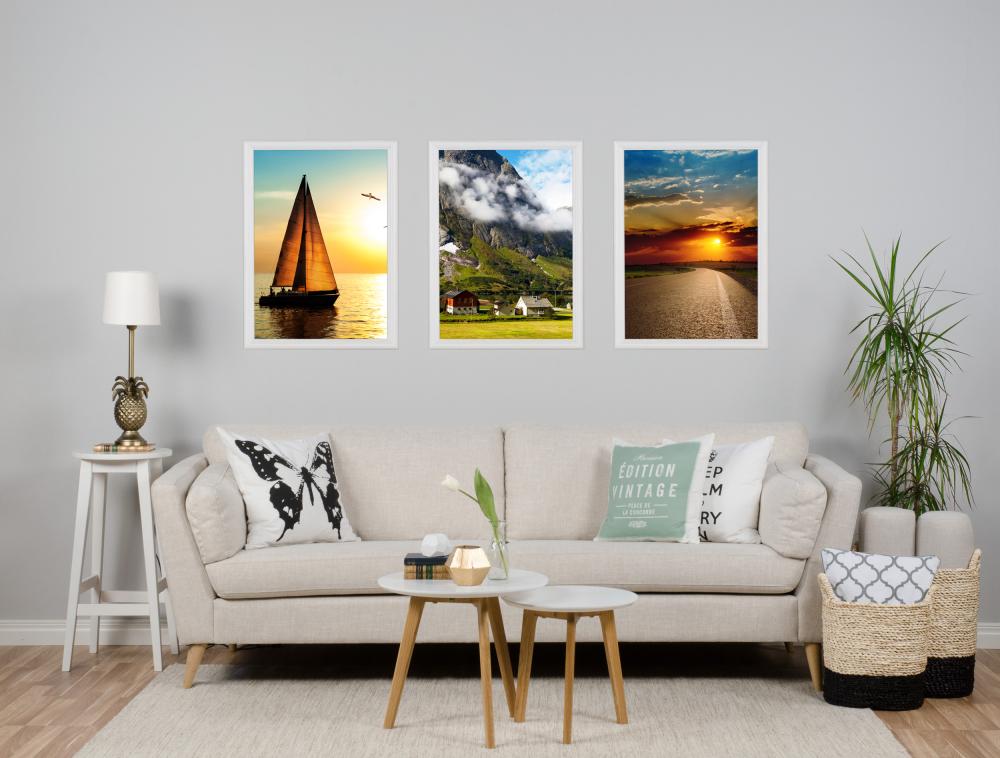 Ramme Oda Antique Hvit 60x80 cm