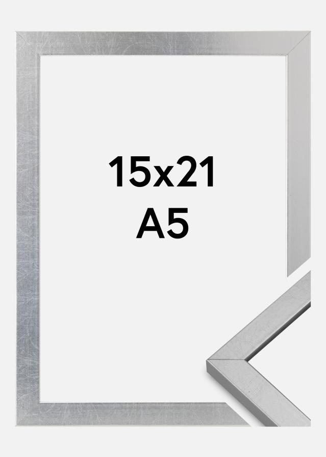 Ramme Minerva Akrylglass Sølv 15x21 cm (A5)