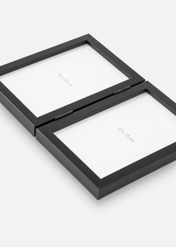 Folderamme Svart 10x15 cm