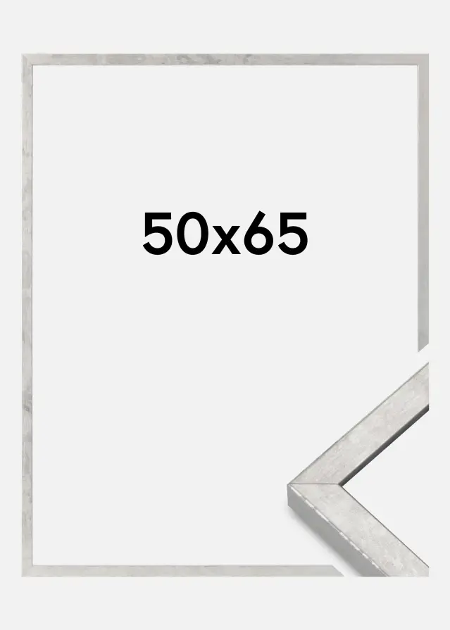Ramme Ares Akrylglass Sølv 50x65 cm