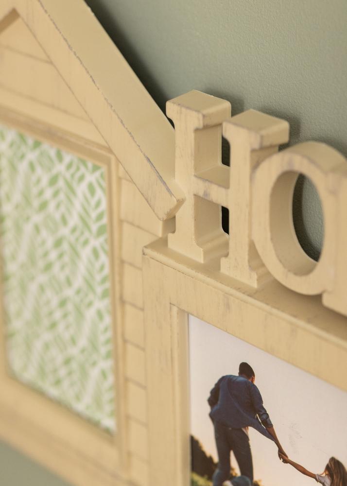 Home Collageramme Creme - 3 Bilder