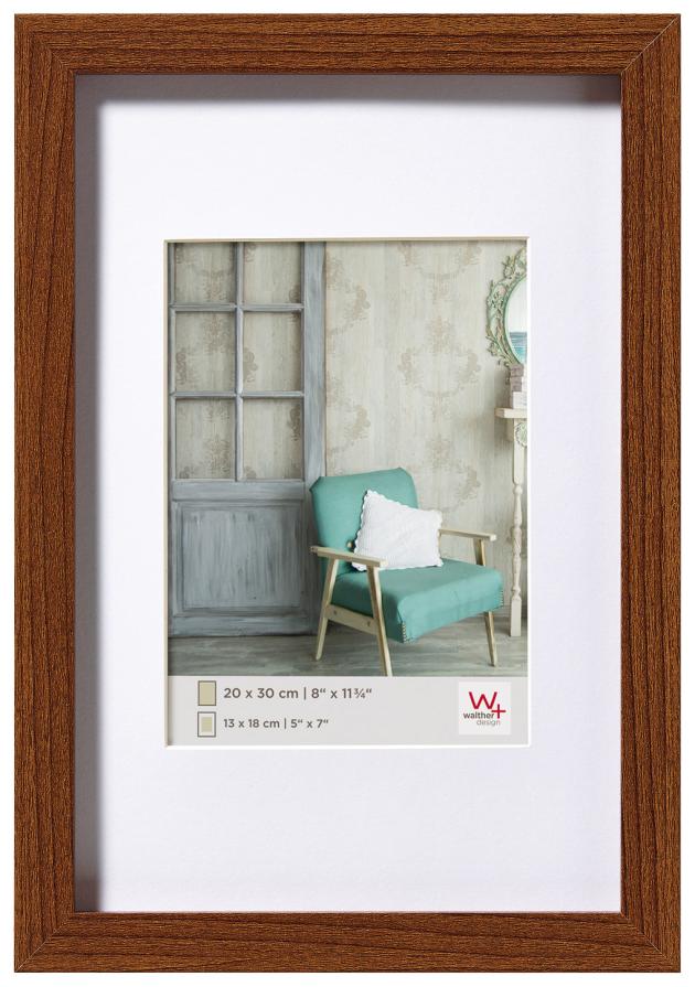 Ramme New Stockholm Valnøtt 15x20 cm