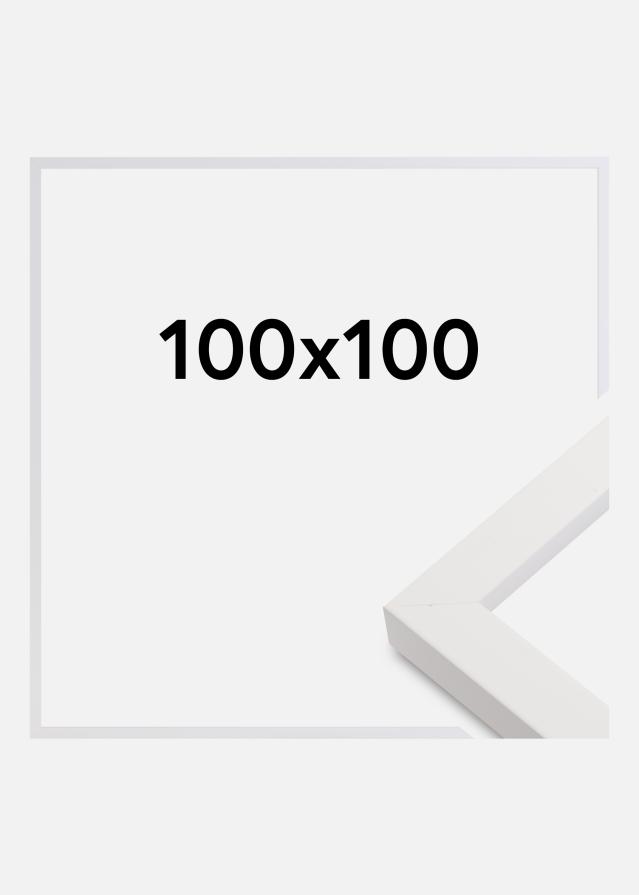 Ramme Blocky Akrylglass Hvit 100x100 cm