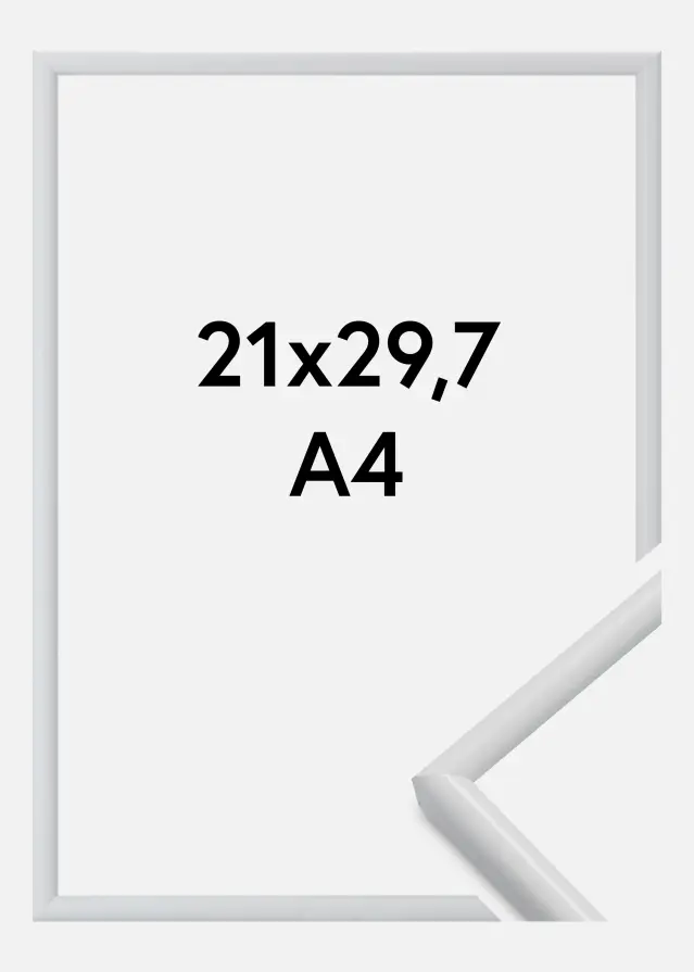 Ramme Galeria Hvit 21x29,7 cm (A4)