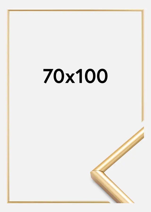 Ramme Decoline Akrylglass Gull 70x100 cm