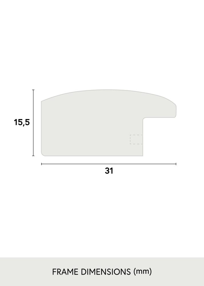 Ramme Interior Valnøtt 40x50 cm