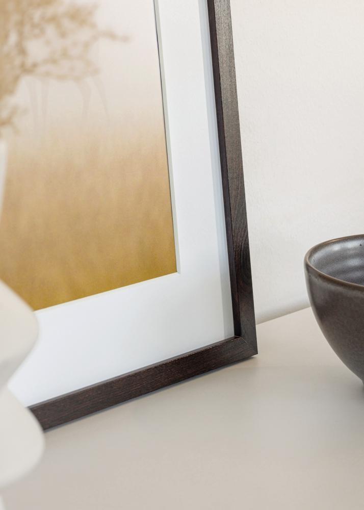 Ramme Trendy Akrylglass Valnøtt 50x70 cm