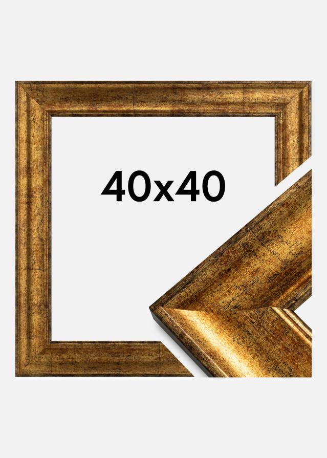 Ramme Saltsjöbaden Gull 40x40 cm