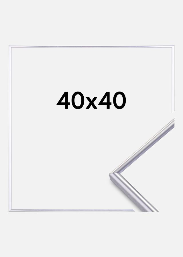 Ramme Can-Can Sølv 40x40 cm