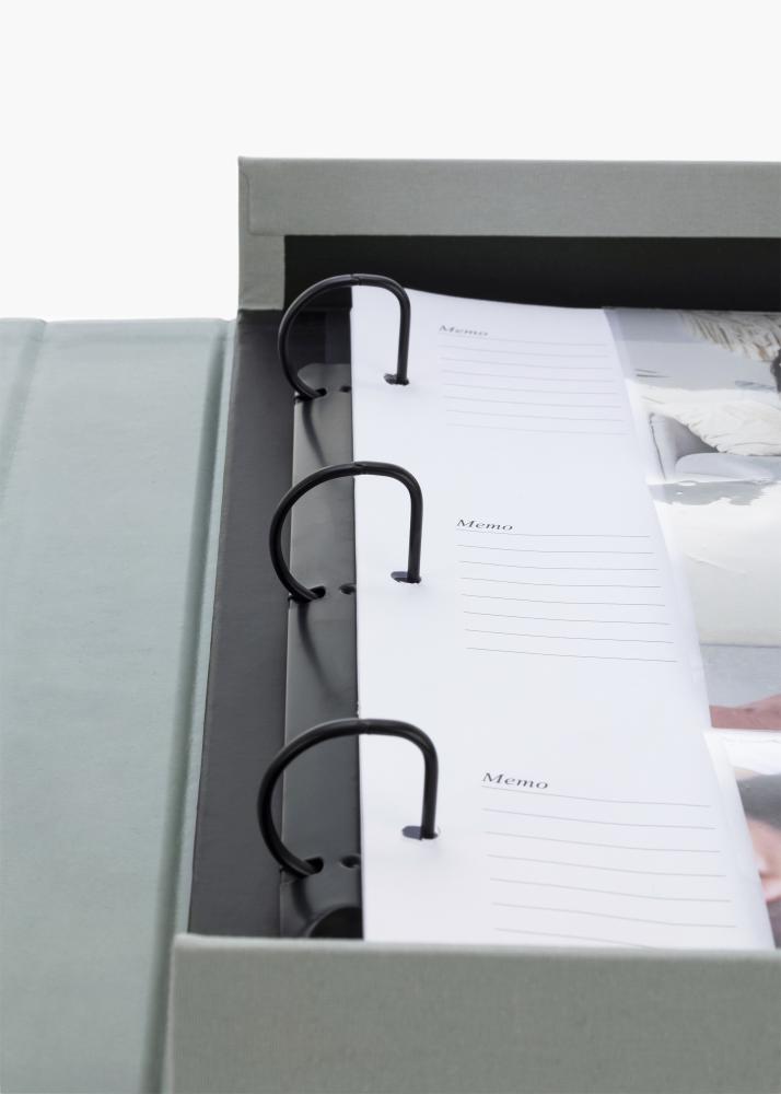 KAILA MEMORIES Grey XL - Coffee Table Photo Album - 60 Bilder i 11x15 cm
