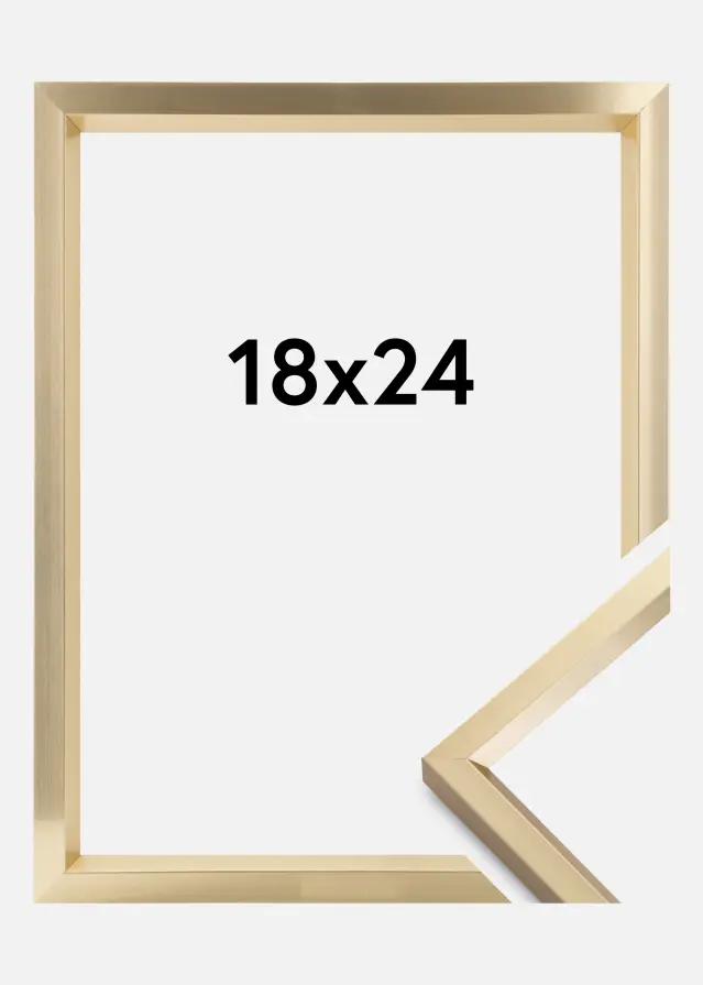 Ramme Steel Style Gull 18x24 cm