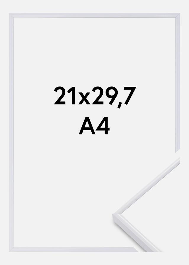 Ramme Visby Akrylglass Hvit 21x29,7 cm (A4)