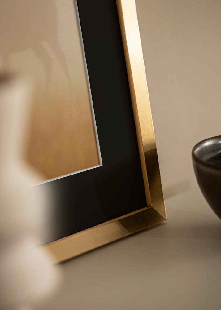 Ramme Selection Gull 13x18 cm - Passepartout Svart 9x12 cm