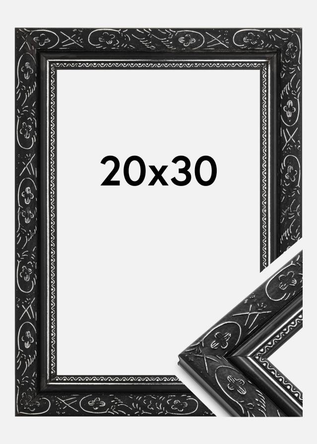 Ramme Barock Svart 20x30 cm