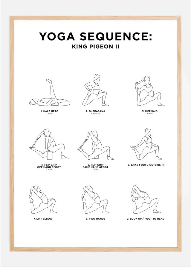 King Pigeon II - White Plakat