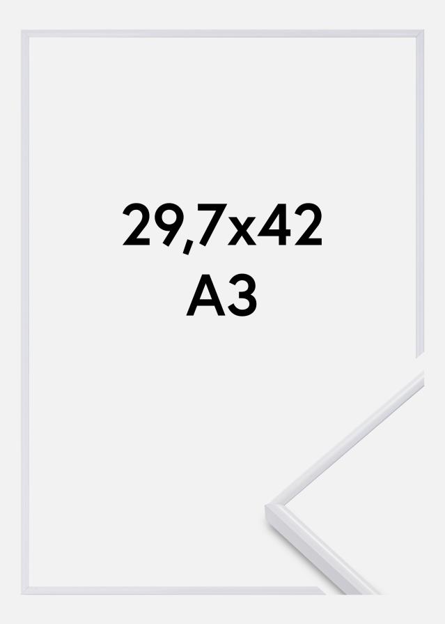 Ramme Visby Akrylglass Hvit 29,7x42 cm (A3)